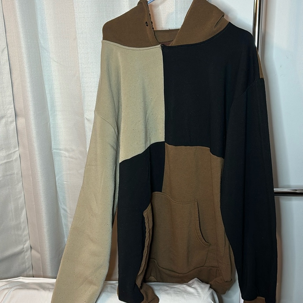 Brooklyn Laundry Colorblock Brown 5XL Hoodie